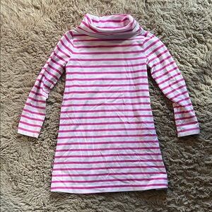 Crewcuts by JCrew Pink and White Striped Dress